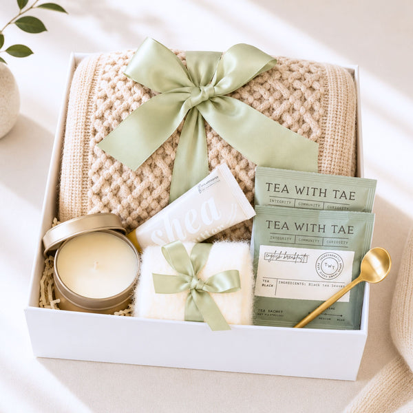 Blanket gift packaging unboxing