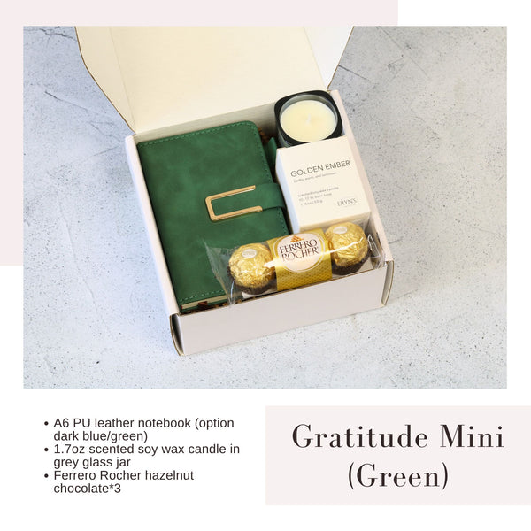 Gratitude Mini (Green) - Set of 10