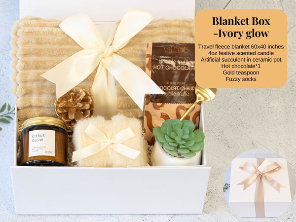 Blanket Box - Ivory glow - J&F Gift Inc